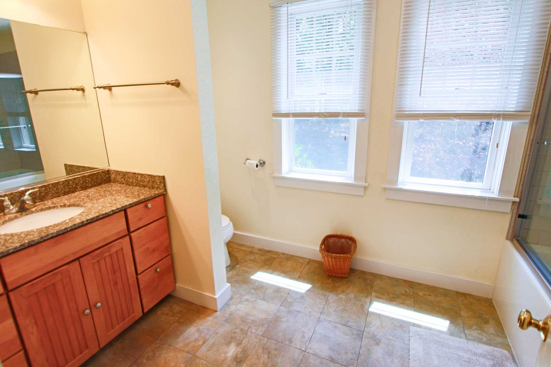 Private bath is Bedroom #1 - Tub 