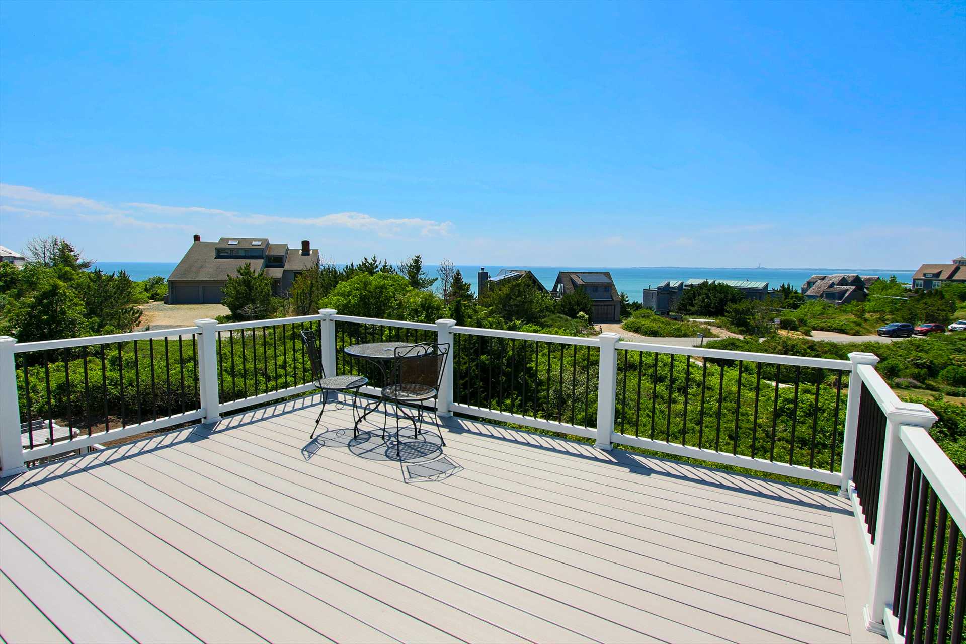 Large Deck off Bed #2 - 2nd Floor with view of Cape Cod Bay