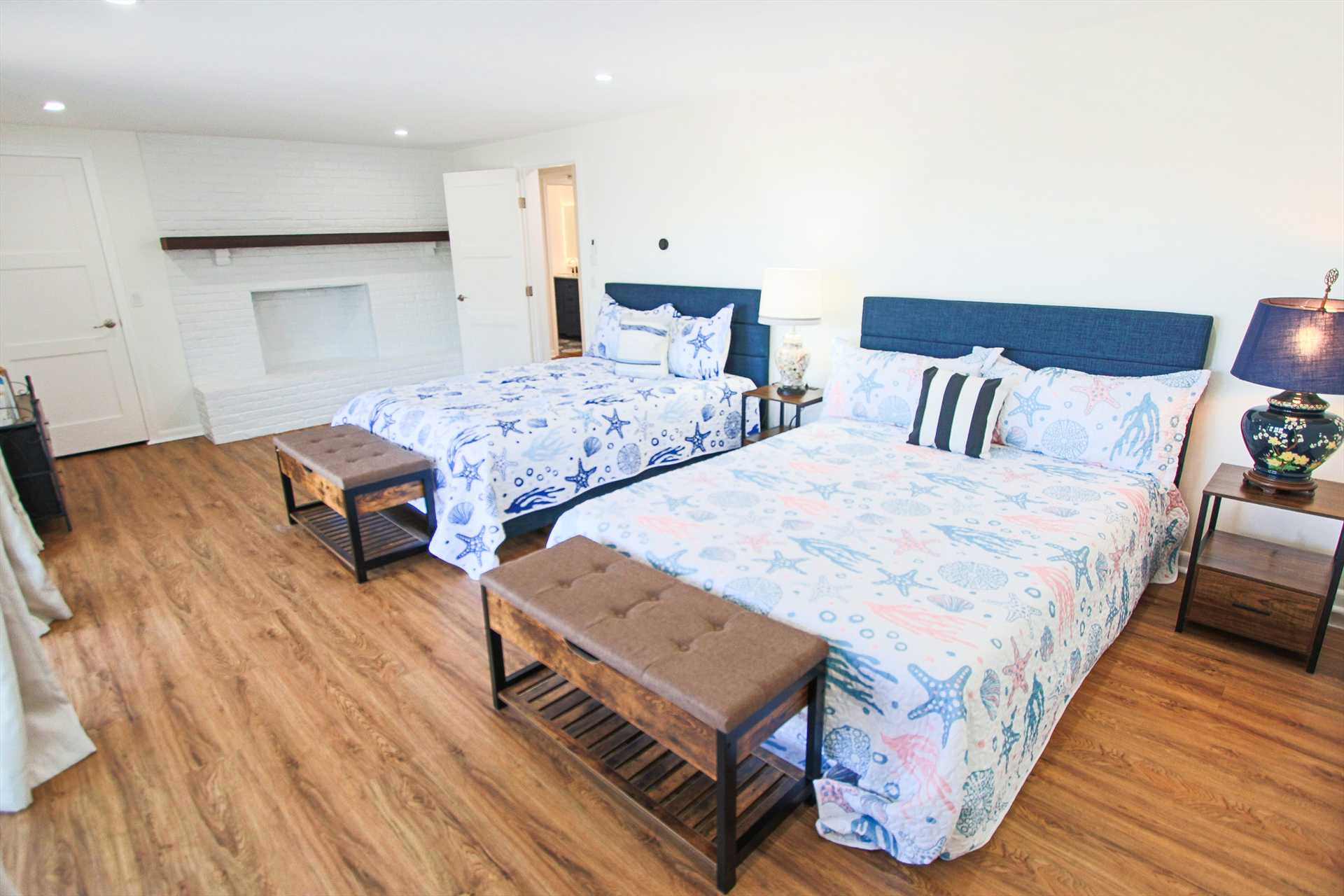 Bedroom #3 - 2 Queens - Lower Level Walk Out