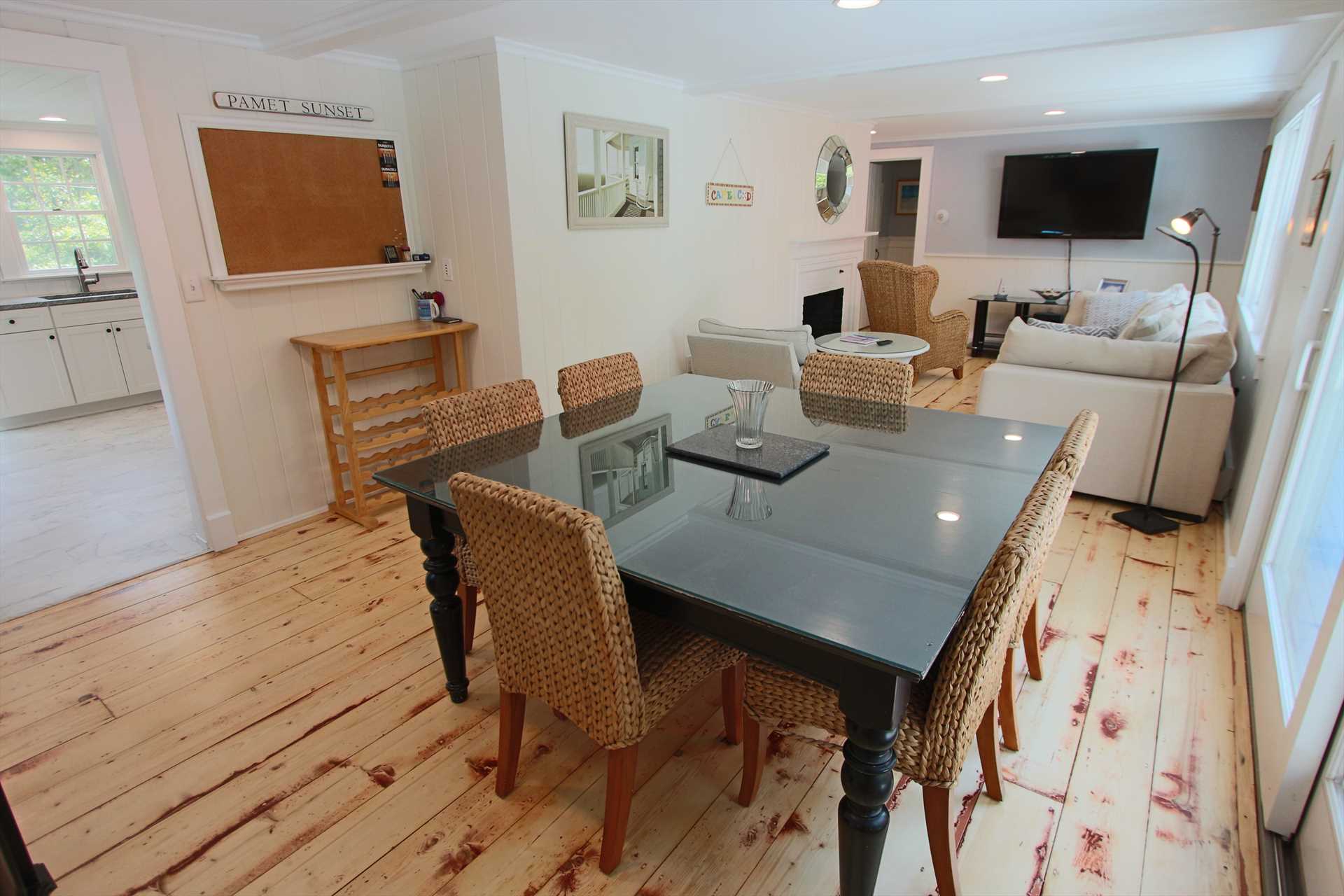 Dining area into Living Space