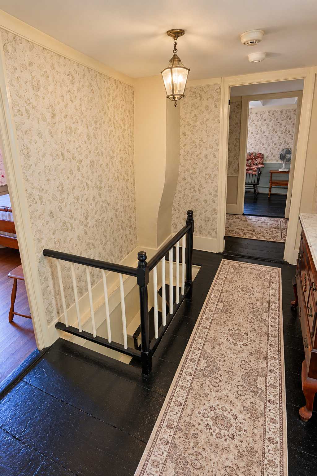 Top of stairs on 2nd Floor