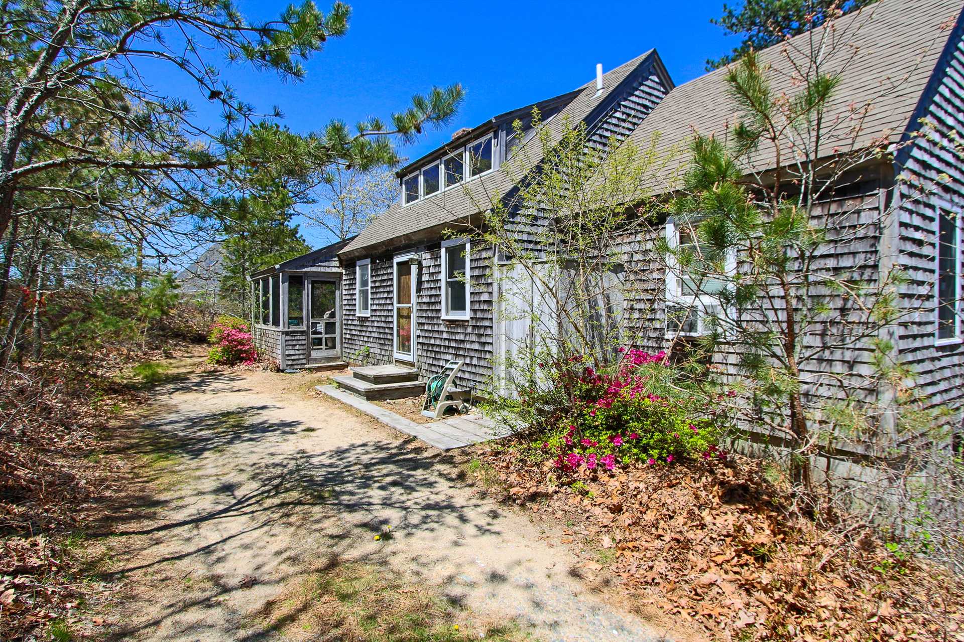 Front of the House, with Outdoor Shower