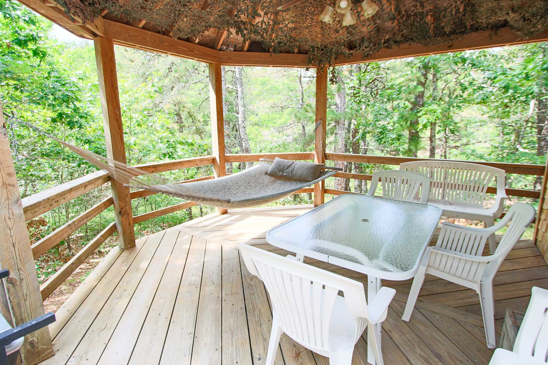 Outside Deck with Hammock