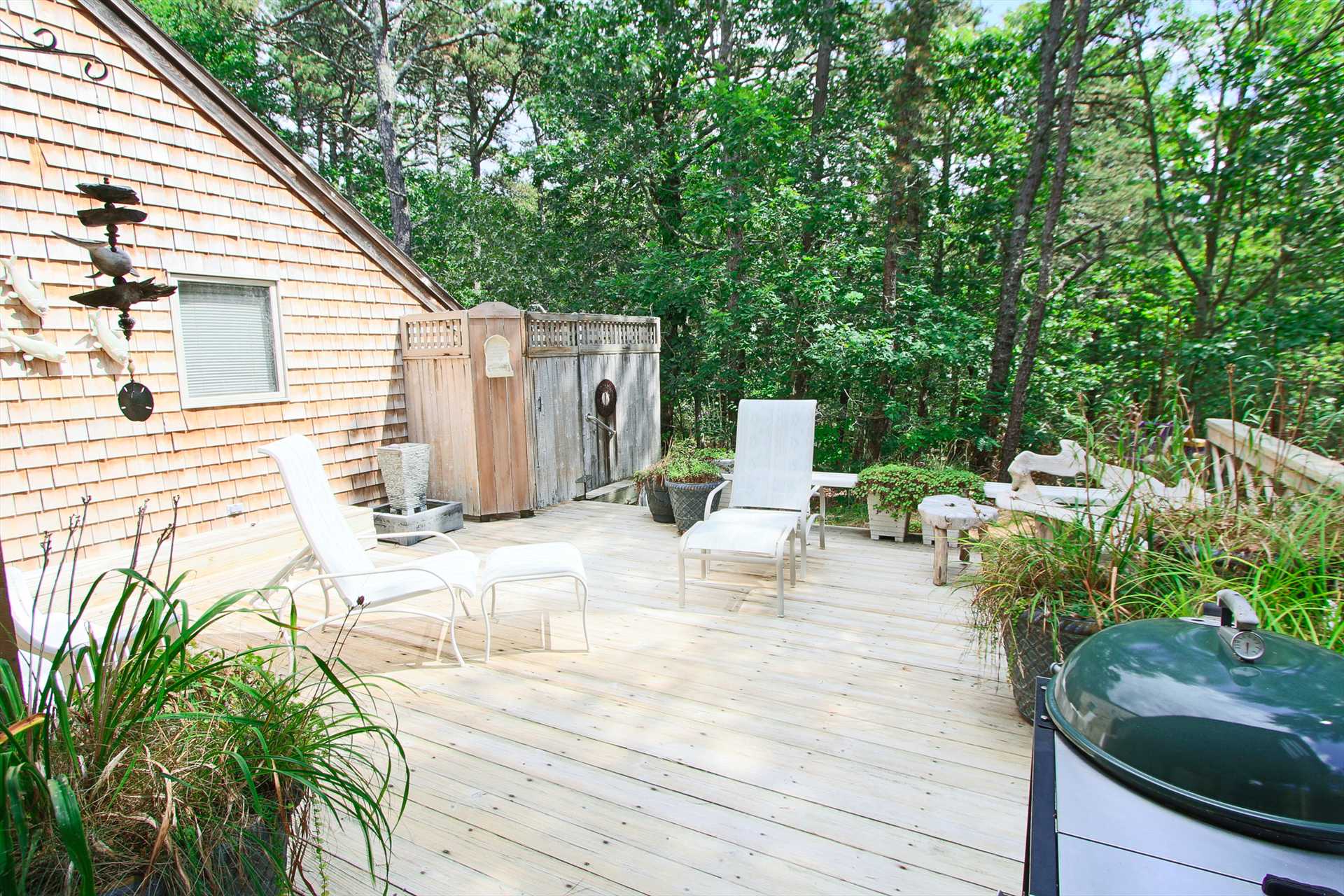 Outside Deck with Outdoor Shower