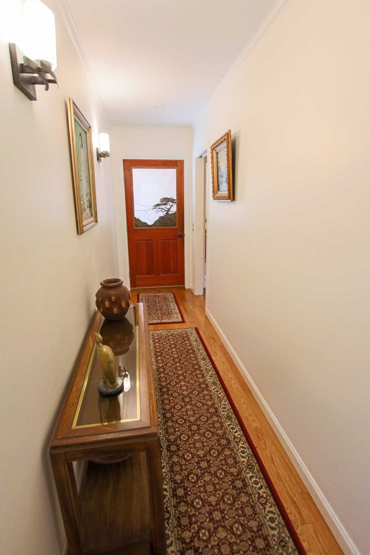 Hallway to Primary Bedroom Sweet and Outside Deck