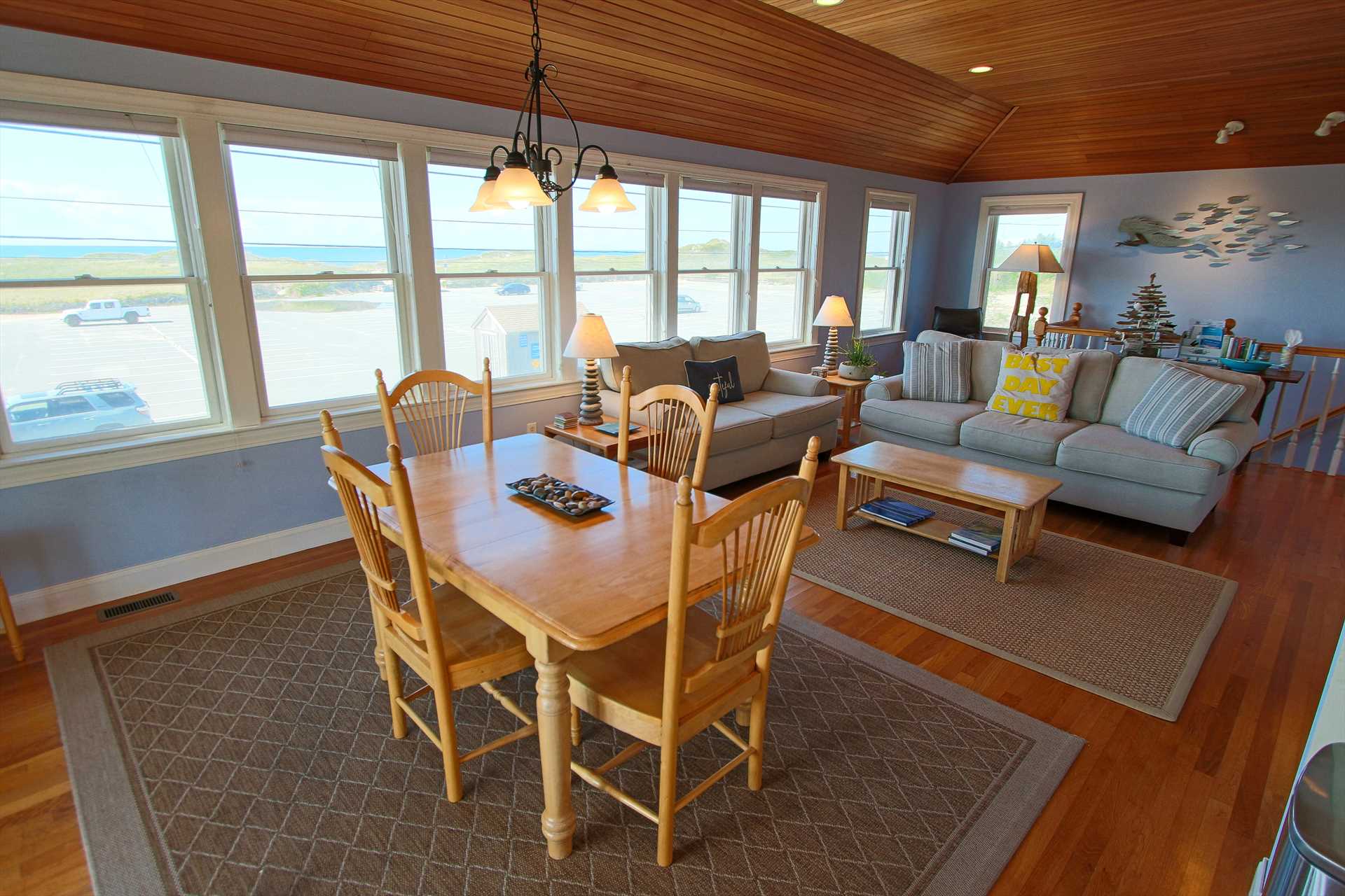 Directly across from Corn Hill Beach with Views of Cape Cod 