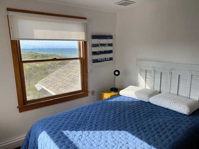 Bedroom # 2 - Queen - 2nd Floor. - View of Cape Cod Bay