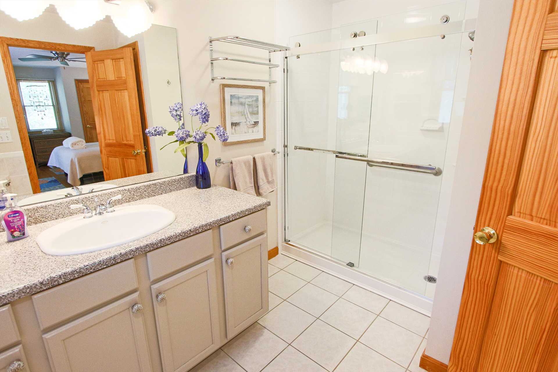 Bedroom #1 Bath with Shower