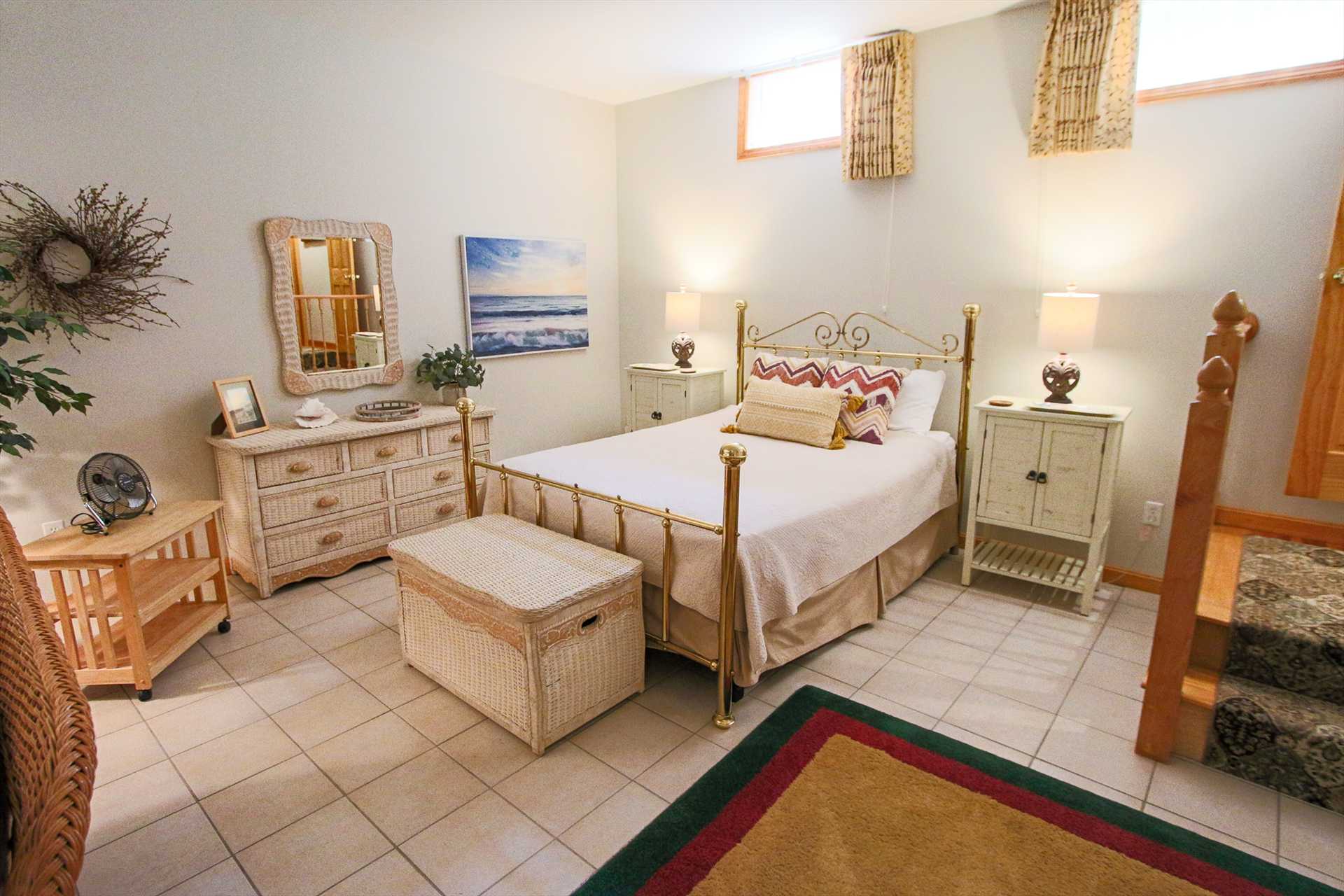 Bedroom #4 - Queen - Lower Level Walk Out