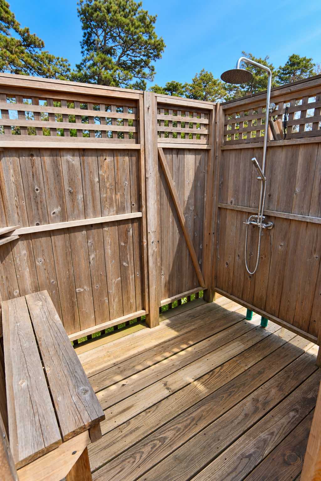 Outdoor Shower on Main Deck
