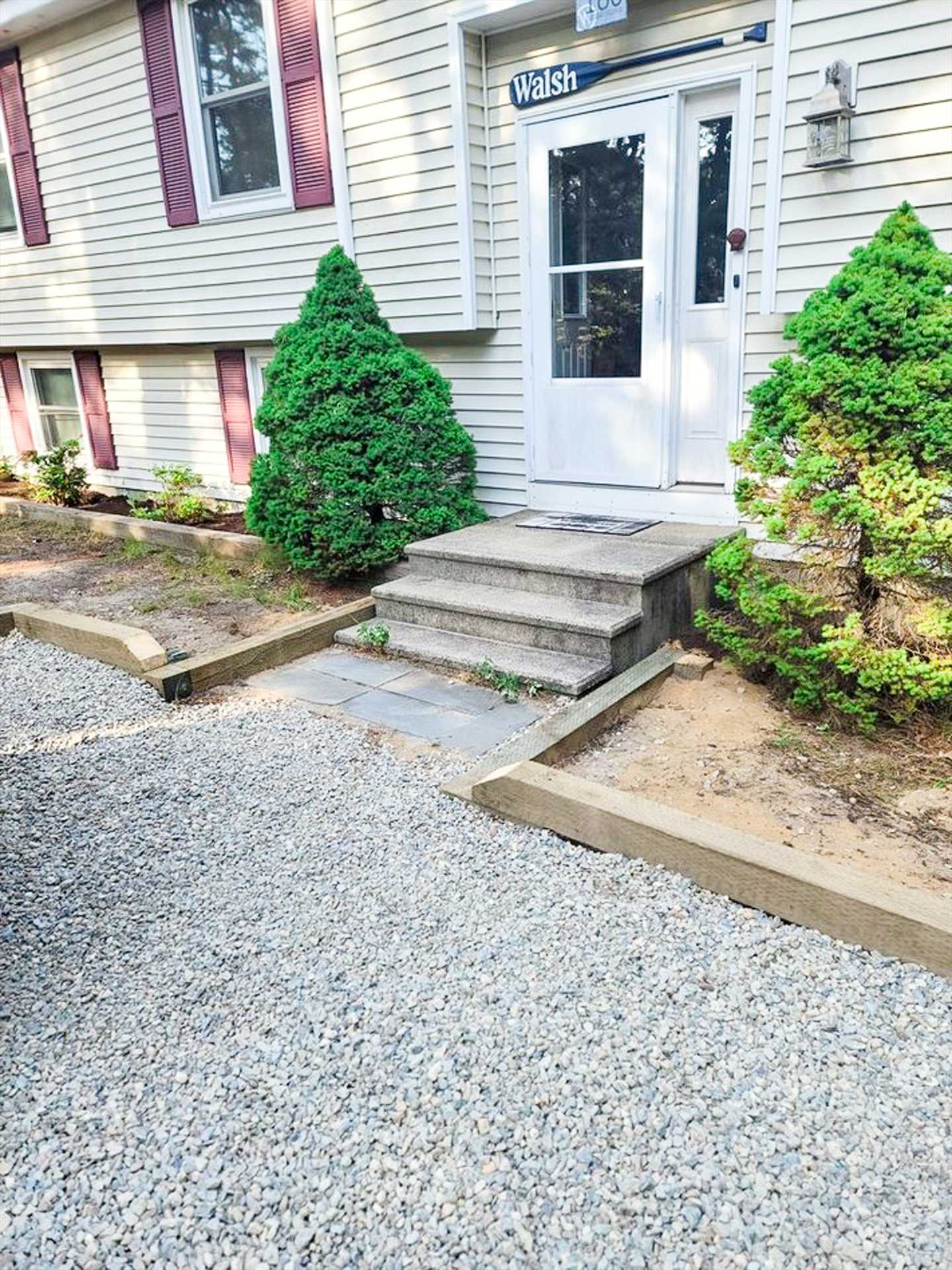 Front of Entrance of the House